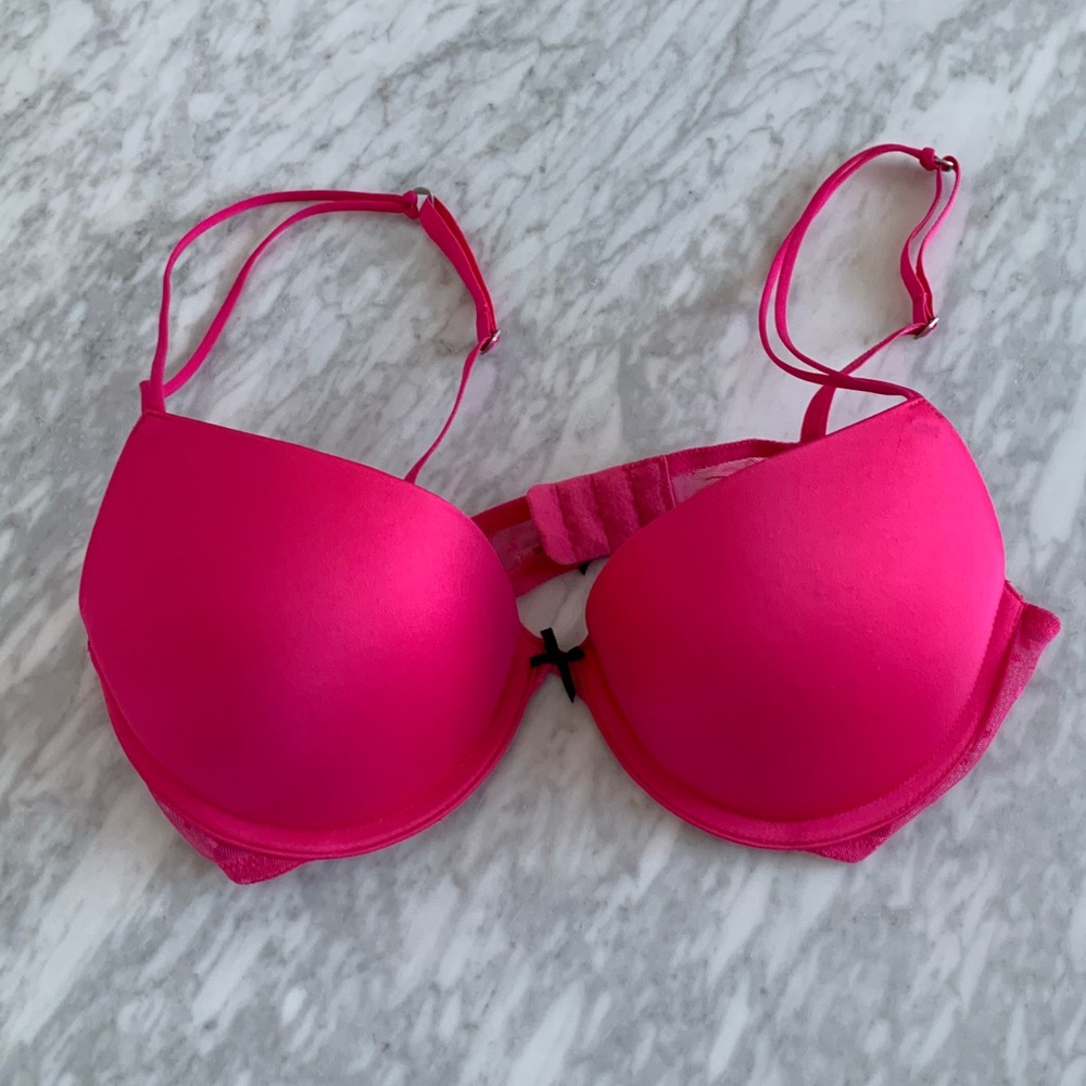 Gilly Hicks Hot Pink Padded Bra